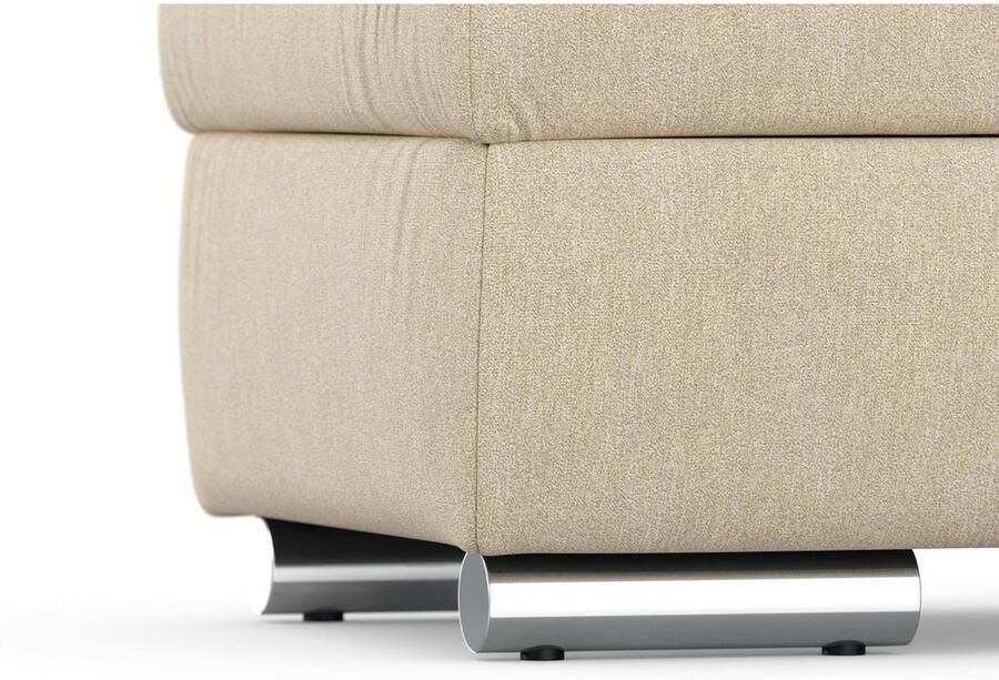 DOMO collection Hocker Treviso XXL: B D H: 161 60 41 cm met opbergruimte ook in ribfluweel passend bij de serie modern quiltwerk