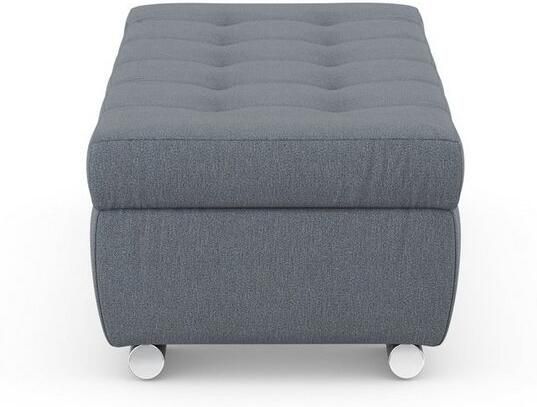 DOMO collection Hocker Treviso XXL: B D H: 161 60 41 cm met opbergruimte ook in ribfluweel passend bij de serie modern quiltwerk - Foto 5