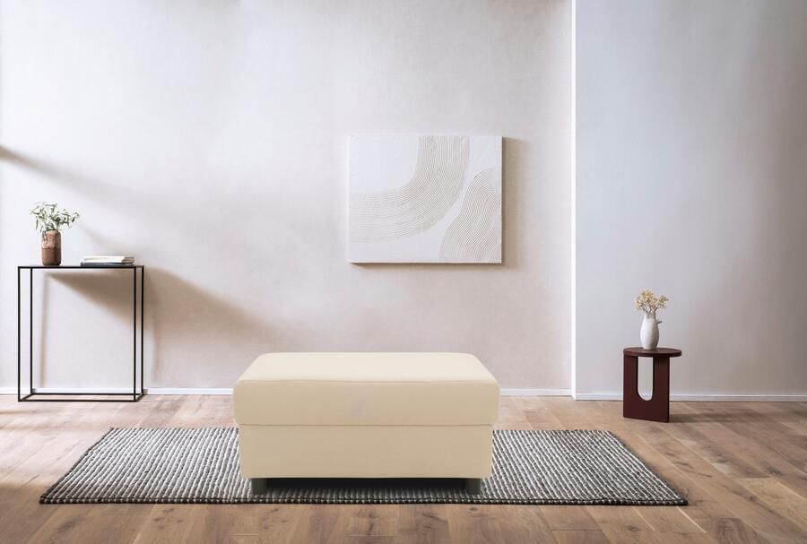 DOMO collection Hocker Turah 2 in Corduroy of Luxe-Microvezel moderne poef passend bij de hoekbank b d h: 83 60 44 cm - Foto 5