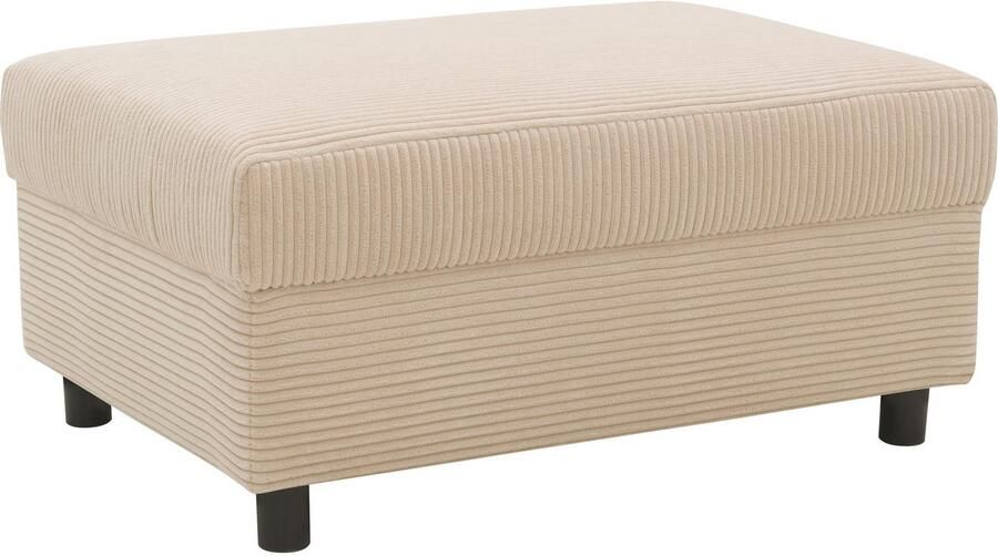 DOMO collection Hocker Turah 2 in Corduroy of Luxe-Microvezel moderne poef passend bij de hoekbank b d h: 83 60 44 cm - Foto 3