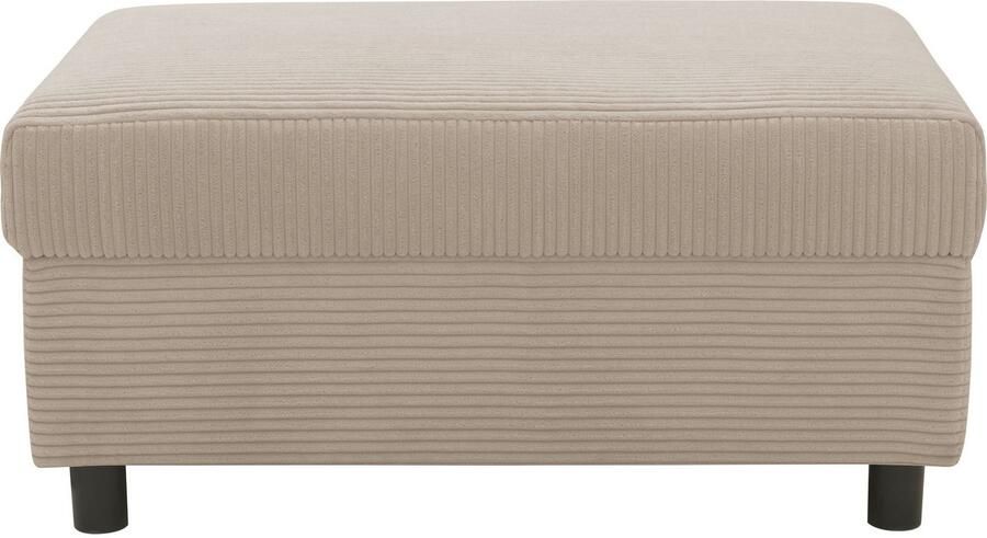 DOMO collection Hocker Turah 2 in Corduroy of Luxe-Microvezel moderne poef passend bij de hoekbank b d h: 83 60 44 cm - Foto 4