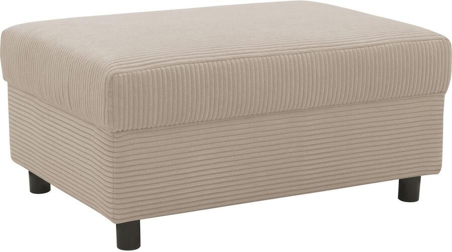 DOMO collection Hocker Turah 2 in Corduroy of Luxe-Microvezel moderne poef passend bij de hoekbank b d h: 83 60 44 cm - Foto 3