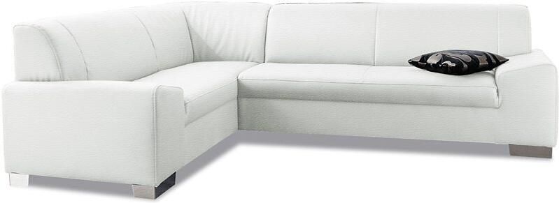DOMO collection Hoekbank Alisson tijdloos ontwerp platte armleuningen L-vorm - Foto 3