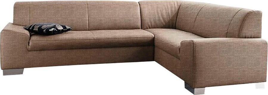 DOMO collection Hoekbank Alisson tijdloos ontwerp platte armleuningen L-vorm - Foto 3