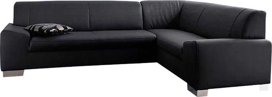 DOMO collection Hoekbank Alisson tijdloos ontwerp platte armleuningen L-vorm - Foto 3
