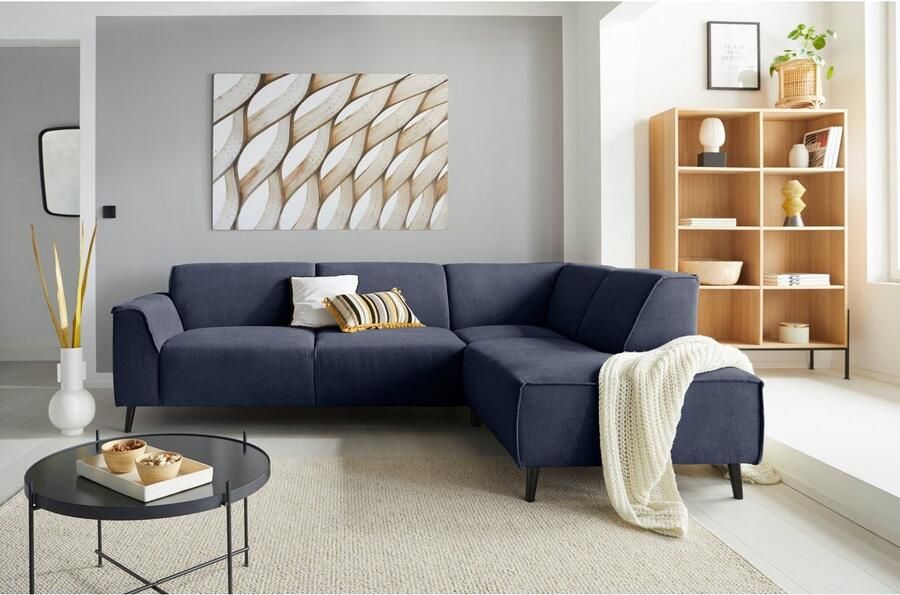 DOMO collection Hoekbank Amora comfortabel en tijdloos L-vorm - Foto 3