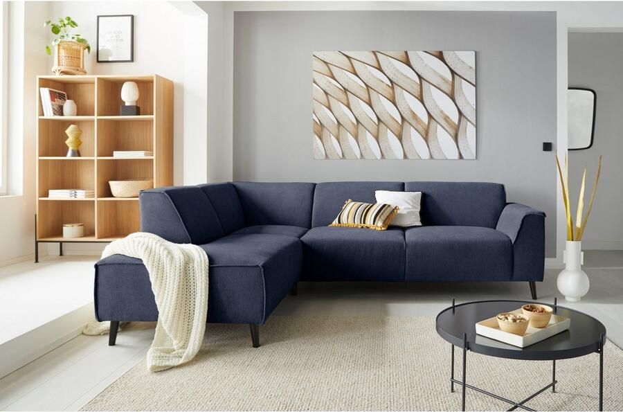 DOMO collection Hoekbank Amora comfortabel en tijdloos L-vorm - Foto 3