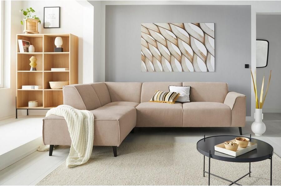 DOMO collection Hoekbank Amora comfortabel en tijdloos L-vorm - Foto 4