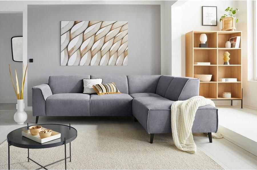 DOMO collection Hoekbank Amora comfortabel en tijdloos L-vorm - Foto 3