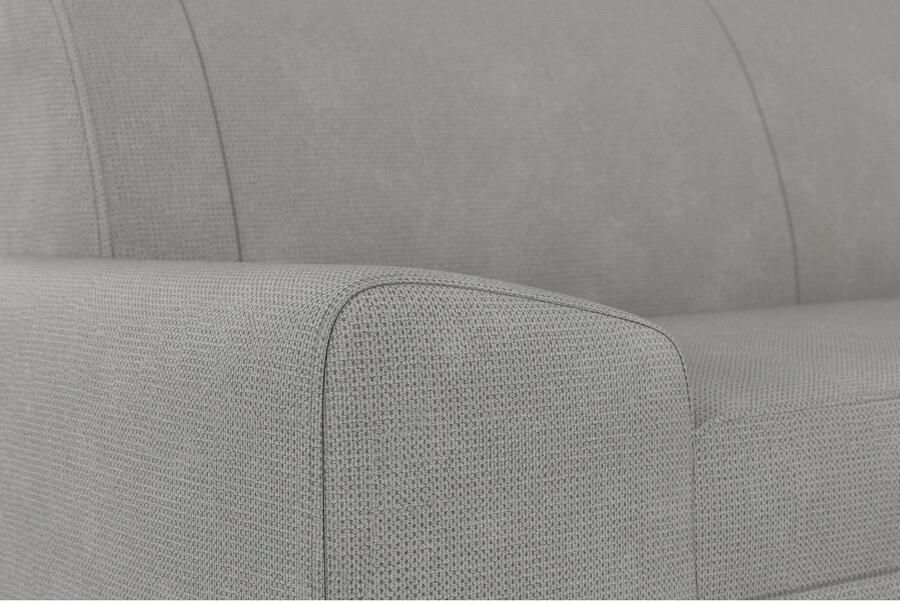 DOMO collection Hoekbank Anzio in kubistische vormtaal platte armleuningen L-vorm Naar keuze met bedfunctie en binnenvering voor hoog zitcomfort - Foto 4
