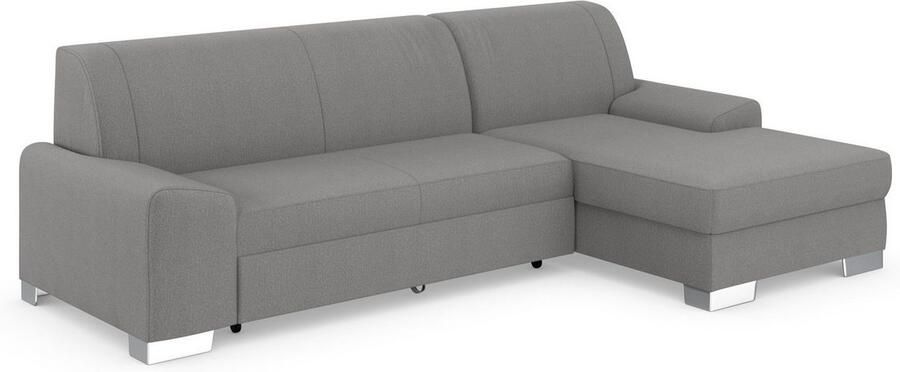 DOMO collection Hoekbank Anzio L-vorm met bedfunctie bonnellvering hoogwaardig breedte 271 cm - Foto 7