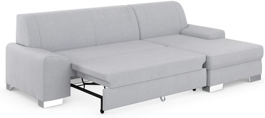 DOMO collection Hoekbank Anzio L-vorm met bedfunctie bonnellvering hoogwaardig breedte 271 cm - Foto 5