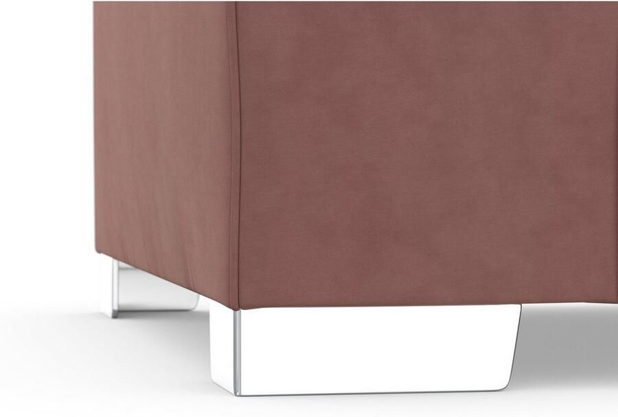 DOMO collection Hoekbank Anzio L-vorm met bedfunctie bonnellvering hoogwaardig breedte 271 cm