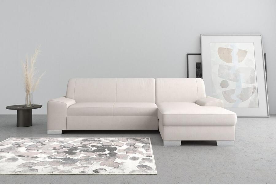 DOMO collection Hoekbank Anzio L-vorm met bedfunctie bonnellvering hoogwaardig breedte 271 cm - Foto 2