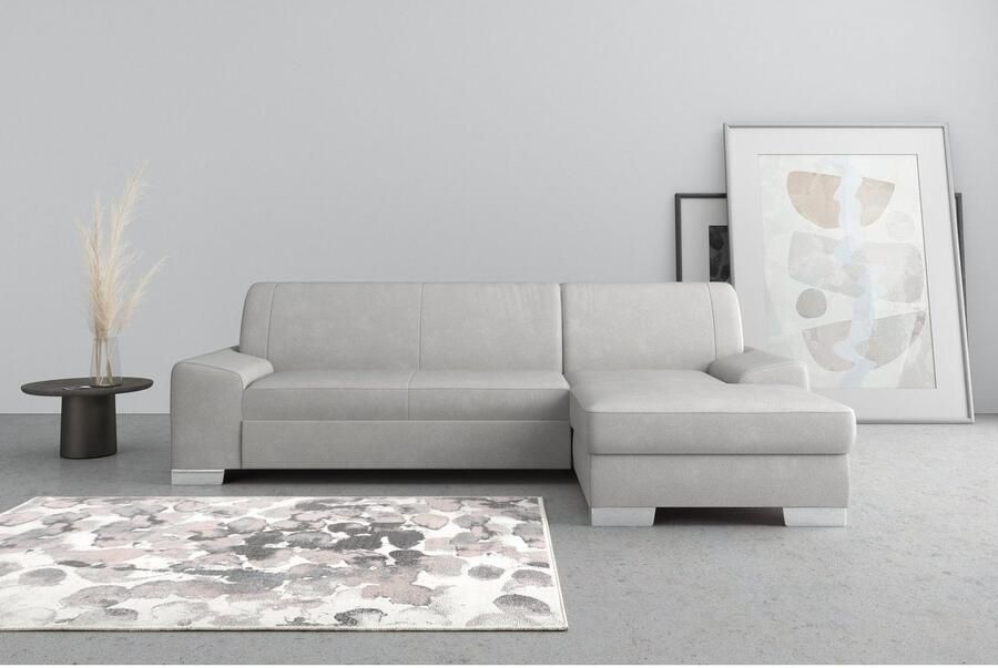 DOMO collection Hoekbank Anzio L-vorm met bedfunctie bonnellvering hoogwaardig breedte 271 cm - Foto 2