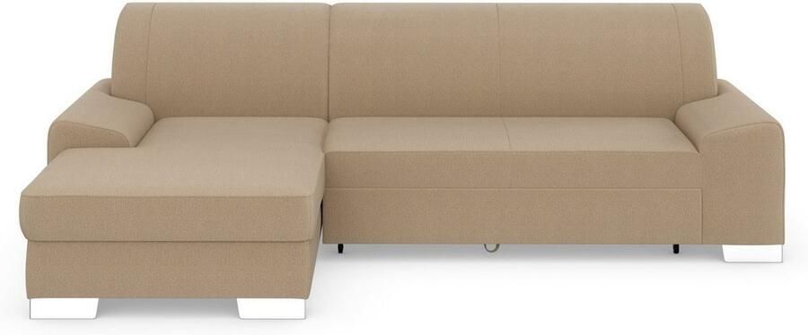 DOMO collection Hoekbank Anzio L-vorm met bedfunctie bonnellvering hoogwaardig breedte 271 cm - Foto 7