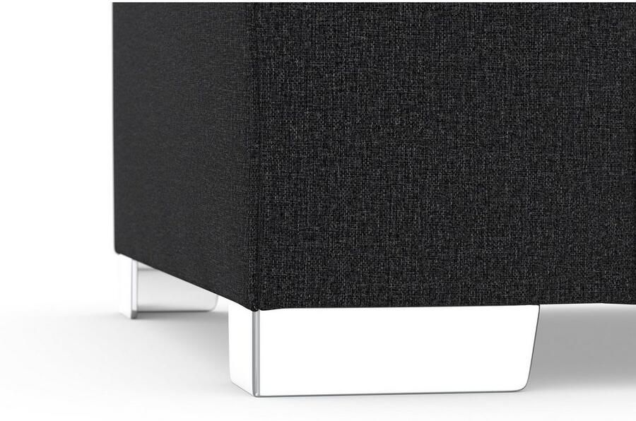 DOMO collection Hoekbank Anzio L-vorm met bedfunctie bonnellvering hoogwaardig breedte 271 cm - Foto 3