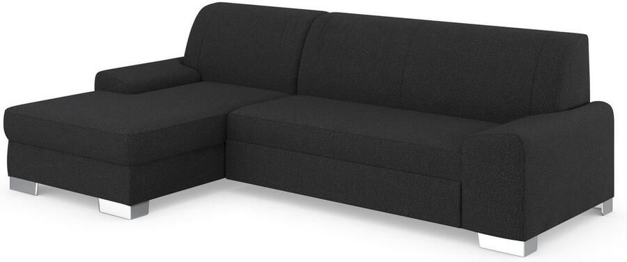 DOMO collection Hoekbank Anzio L-vorm met bedfunctie bonnellvering hoogwaardig breedte 271 cm - Foto 5