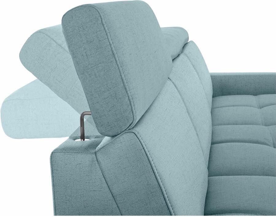 DOMO collection Hoekbank Ava met moderne zitstiksels & mooie dubbele naad comfortabel L-vorm - Foto 1
