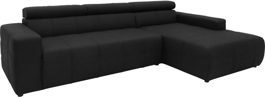 DOMO collection Hoekbank Brandon B D H: 289 177 80 cm keuze met zitdiepteverstelling L-vorm - Foto 3