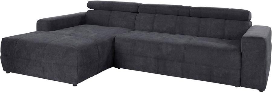 DOMO collection Hoekbank Brandon B D H: 289 177 80 cm keuze met zitdiepteverstelling L-vorm - Foto 6