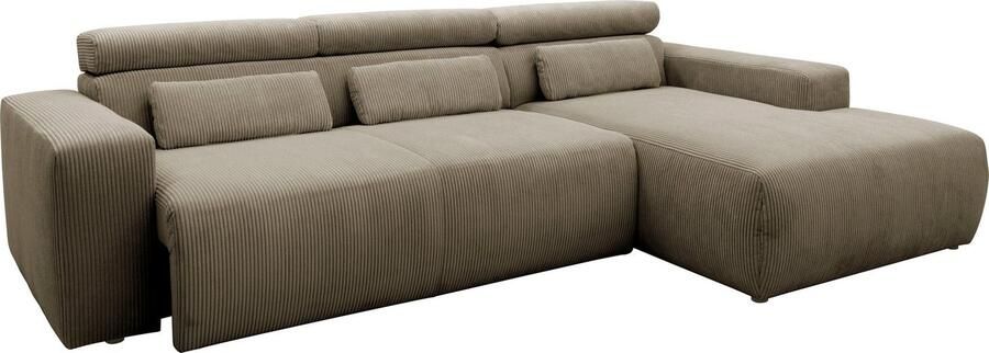 DOMO collection Hoekbank Brandon B D H: 289 177 80 cm keuze met zitdiepteverstelling L-vorm - Foto 6