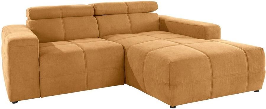 DOMO collection Hoekbank Brandon incl. Hoofdsteunverstelling B D H: 214 100 80 cm L-Vorm - Foto 3