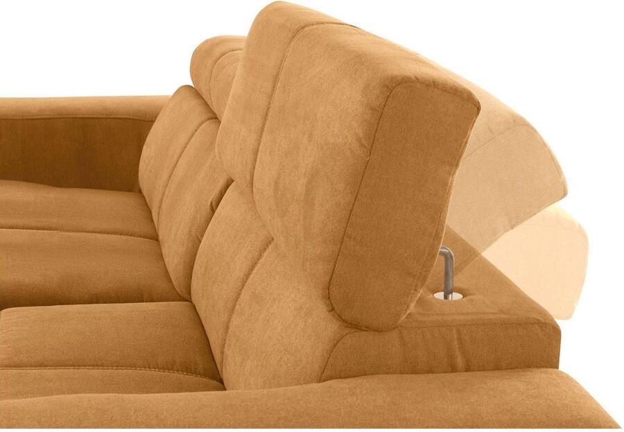 DOMO collection Hoekbank Brandon incl. Hoofdsteunverstelling B D H: 214 100 80 cm L-Vorm - Foto 2