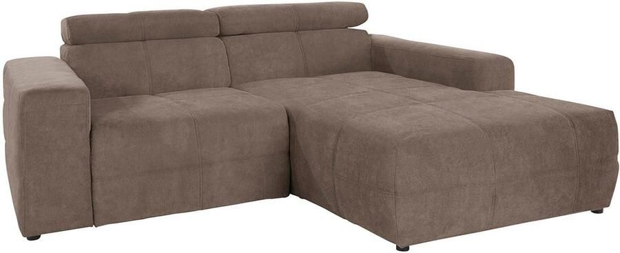 DOMO collection Hoekbank Brandon incl. Hoofdsteunverstelling B D H: 214 100 80 cm L-Vorm - Foto 3