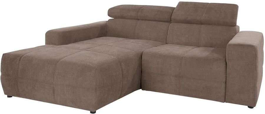 DOMO collection Hoekbank Brandon incl. Hoofdsteunverstelling B D H: 214 100 80 cm L-Vorm - Foto 3