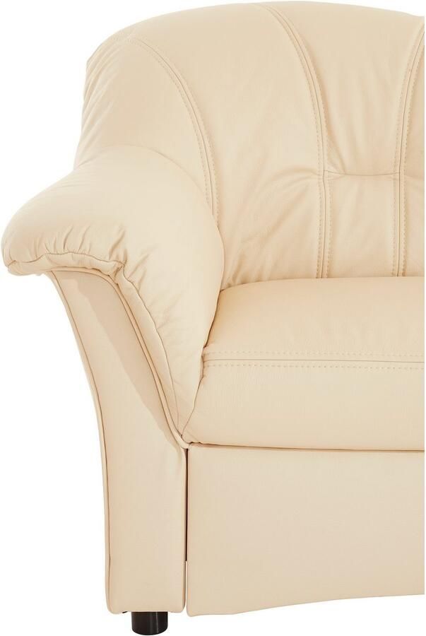 DOMO collection Hoekbank Flores slaapbank B D H: 233 142 86 cm L-vorm naar keuze met slaapfunctie naar keuze met binnenvering ook in leer - Foto 2