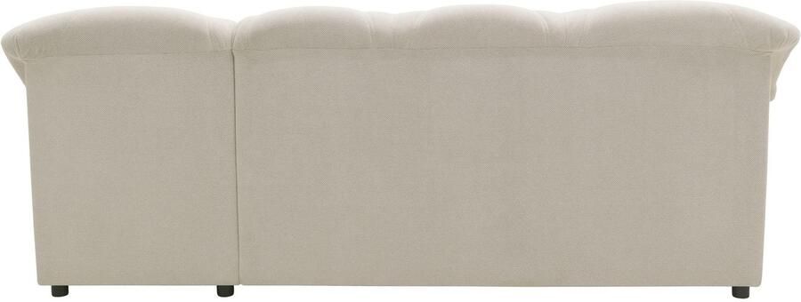 DOMO collection Hoekbank Flores slaapbank B D H: 233 142 86 cm L-vorm naar keuze met slaapfunctie naar keuze met binnenvering ook in leer - Foto 12