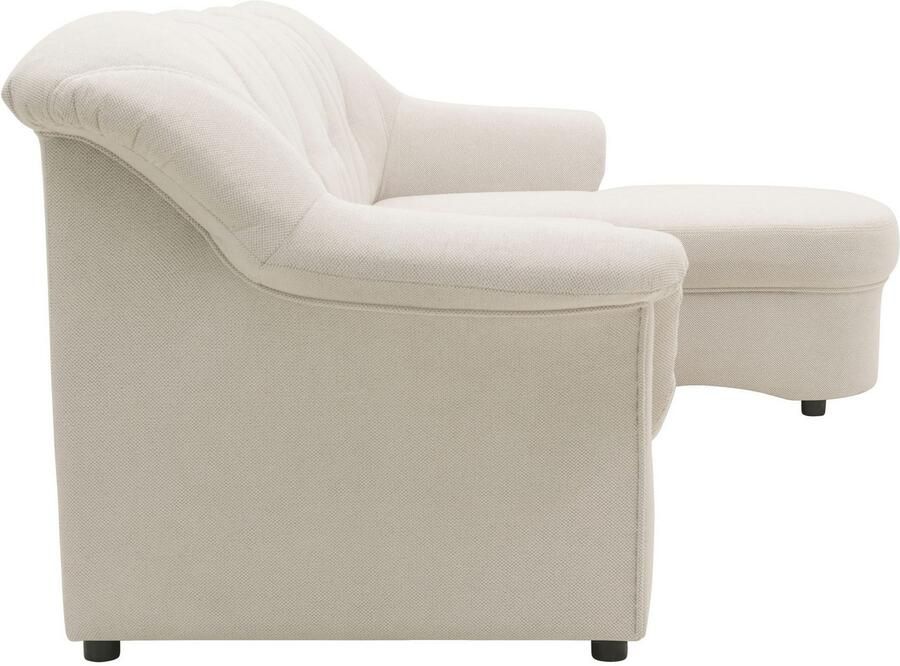 DOMO collection Hoekbank Flores slaapbank B D H: 233 142 86 cm L-vorm naar keuze met slaapfunctie naar keuze met binnenvering ook in leer - Foto 5