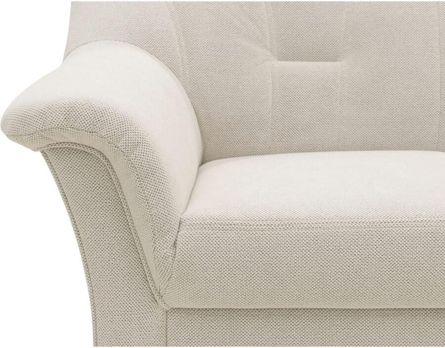 DOMO collection Hoekbank Flores slaapbank B D H: 233 142 86 cm L-vorm naar keuze met slaapfunctie naar keuze met binnenvering ook in leer - Foto 4