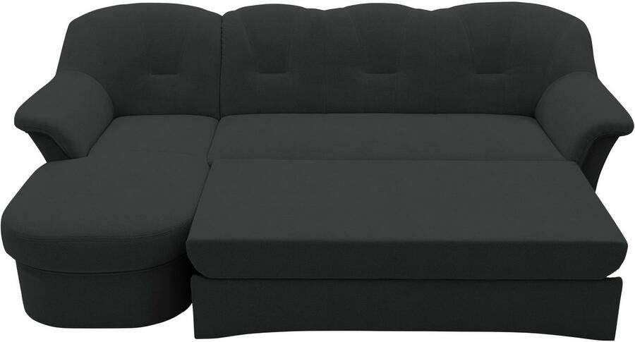 DOMO collection Hoekbank Flores slaapbank B D H: 233 142 86 cm L-vorm naar keuze met slaapfunctie naar keuze met binnenvering ook in leer - Foto 8