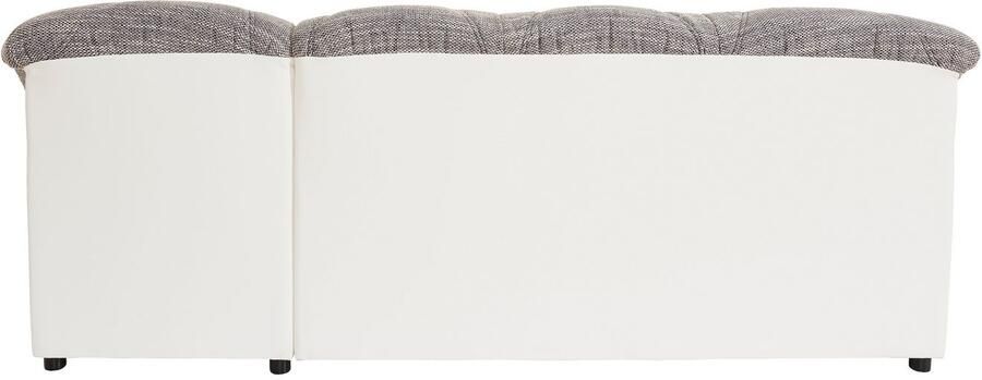 DOMO collection Hoekbank Flores slaapbank B D H: 233 142 86 cm L-vorm naar keuze met slaapfunctie naar keuze met binnenvering ook in leer - Foto 12