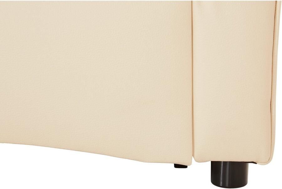 DOMO collection Hoekbank Flores slaapbank B D H: 233 142 86 cm L-vorm naar keuze met slaapfunctie naar keuze met binnenvering ook in leer - Foto 3