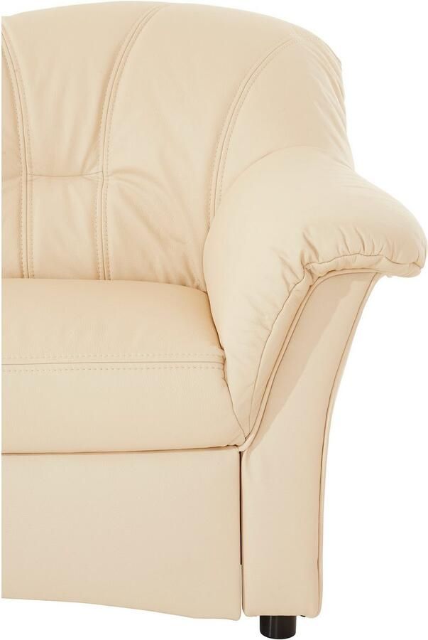 DOMO collection Hoekbank Flores slaapbank B D H: 233 142 86 cm L-vorm naar keuze met slaapfunctie naar keuze met binnenvering ook in leer - Foto 4