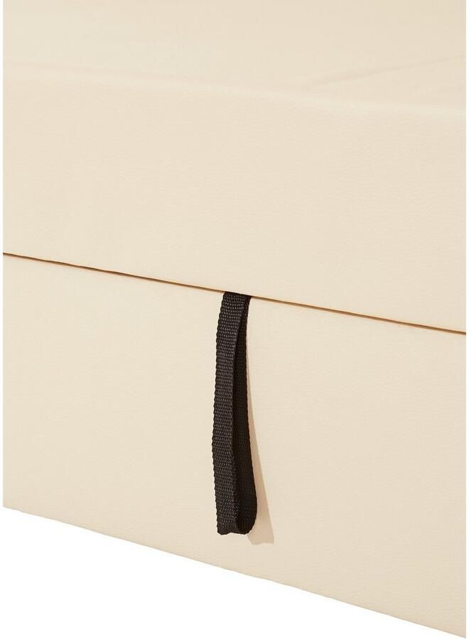 DOMO collection Hoekbank Flores slaapbank B D H: 233 142 86 cm L-vorm naar keuze met slaapfunctie naar keuze met binnenvering ook in leer