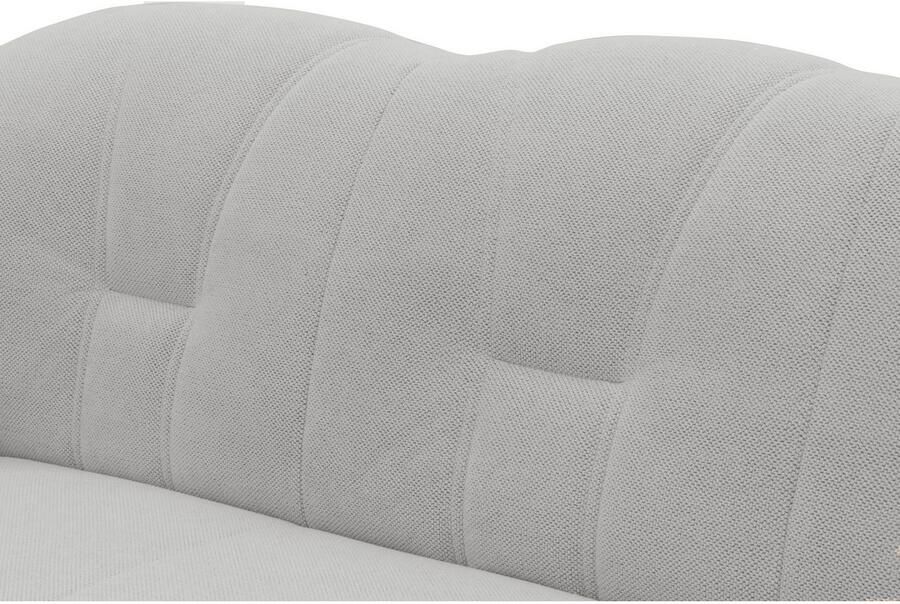 DOMO collection Hoekbank Flores slaapbank B D H: 233 142 86 cm L-vorm naar keuze met slaapfunctie naar keuze met binnenvering ook in leer - Foto 5