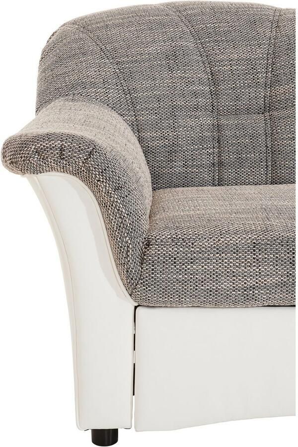 DOMO collection Hoekbank Flores slaapbank B D H: 233 142 86 cm L-vorm naar keuze met slaapfunctie naar keuze met binnenvering ook in leer - Foto 6