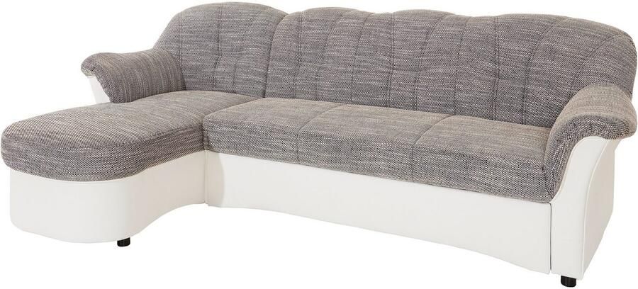 DOMO collection Hoekbank Flores slaapbank B D H: 233 142 86 cm L-vorm naar keuze met slaapfunctie naar keuze met binnenvering ook in leer - Foto 9