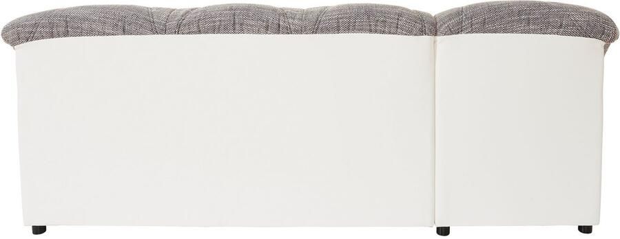 DOMO collection Hoekbank Flores slaapbank B D H: 233 142 86 cm L-vorm naar keuze met slaapfunctie naar keuze met binnenvering ook in leer - Foto 15