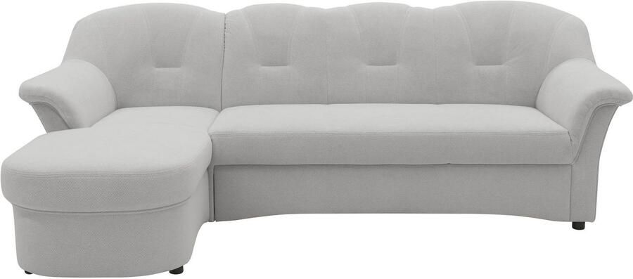 DOMO collection Hoekbank Flores slaapbank B D H: 233 142 86 cm L-vorm naar keuze met slaapfunctie naar keuze met binnenvering ook in leer - Foto 8