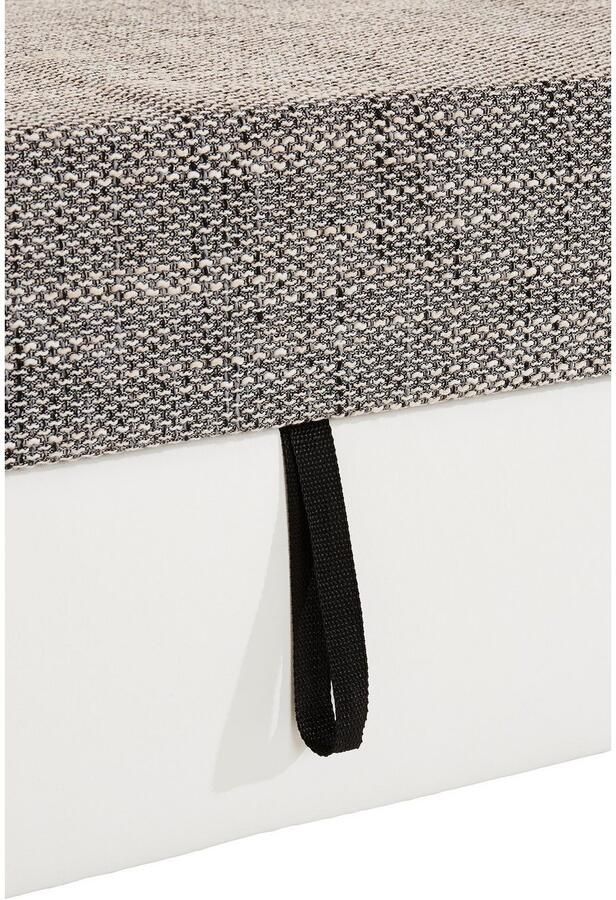 DOMO collection Hoekbank Flores slaapbank B D H: 233 142 86 cm L-vorm naar keuze met slaapfunctie naar keuze met binnenvering ook in leer - Foto 2