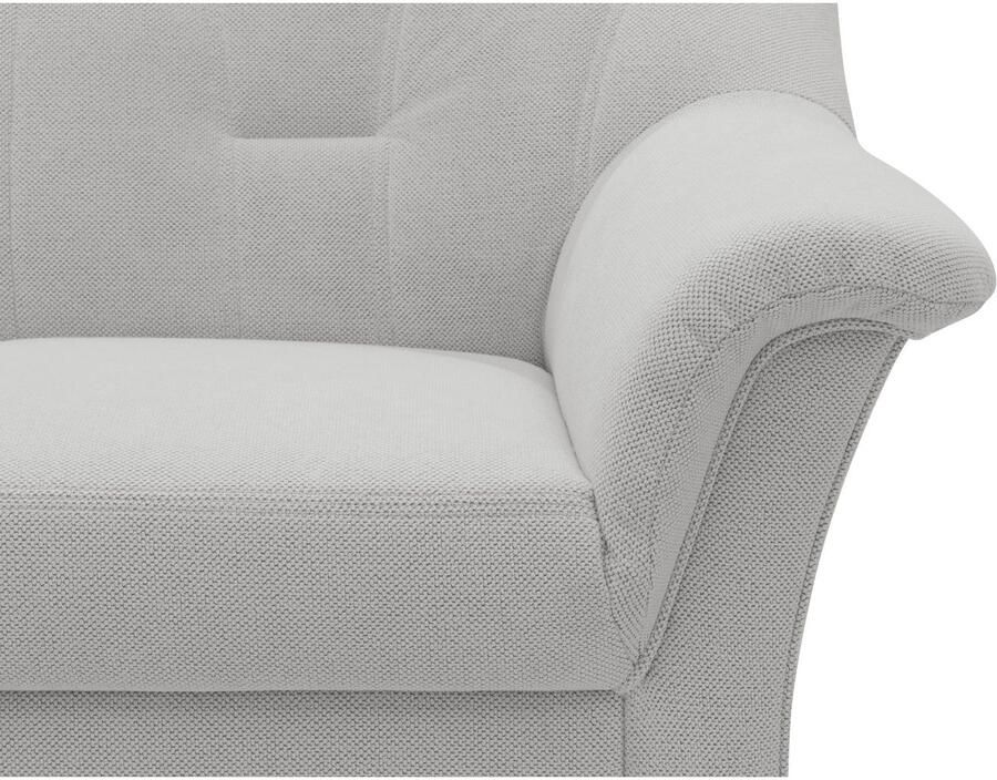 DOMO collection Hoekbank Flores slaapbank B D H: 233 142 86 cm L-vorm naar keuze met slaapfunctie naar keuze met binnenvering ook in leer - Foto 2