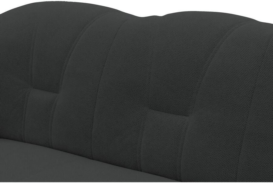 DOMO collection Hoekbank Flores slaapbank B D H: 233 142 86 cm L-vorm naar keuze met slaapfunctie naar keuze met binnenvering ook in leer - Foto 4