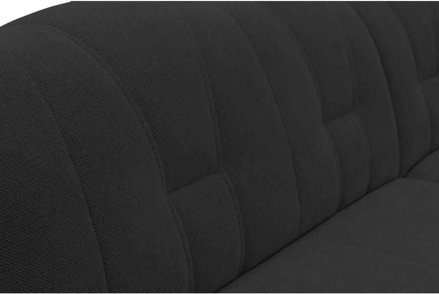 DOMO collection Hoekbank Flores slaapbank B D H: 233 142 86 cm L-vorm naar keuze met slaapfunctie naar keuze met binnenvering ook in leer - Foto 5