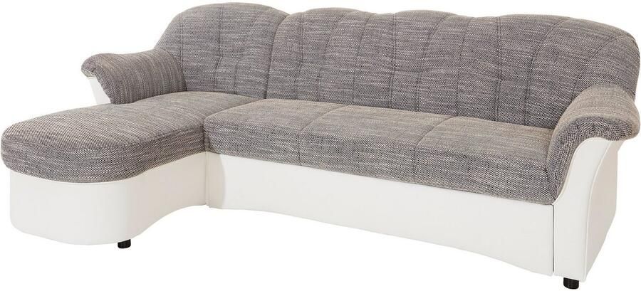 DOMO collection Hoekbank Flores slaapbank B D H: 233 142 86 cm L-vorm naar keuze met slaapfunctie naar keuze met binnenvering ook in leer - Foto 12