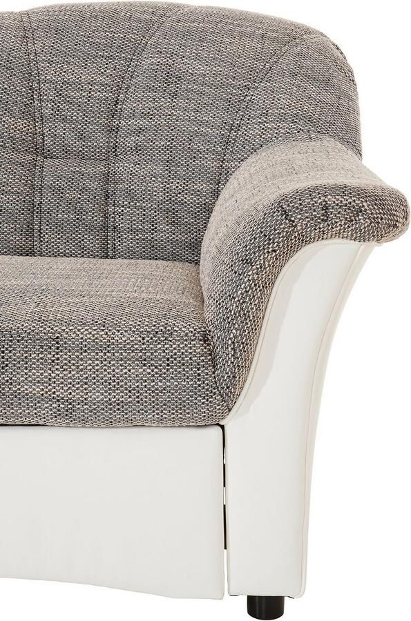 DOMO collection Hoekbank Flores slaapbank B D H: 233 142 86 cm L-vorm naar keuze met slaapfunctie naar keuze met binnenvering ook in leer - Foto 6